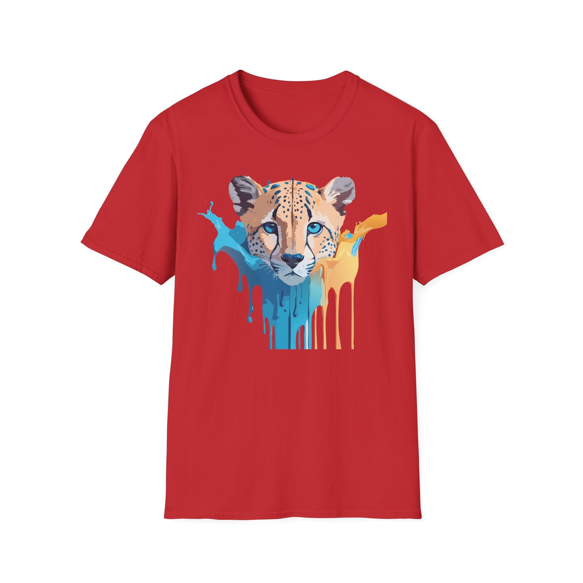 Blue Stripes Cheetah Shirt main image 1