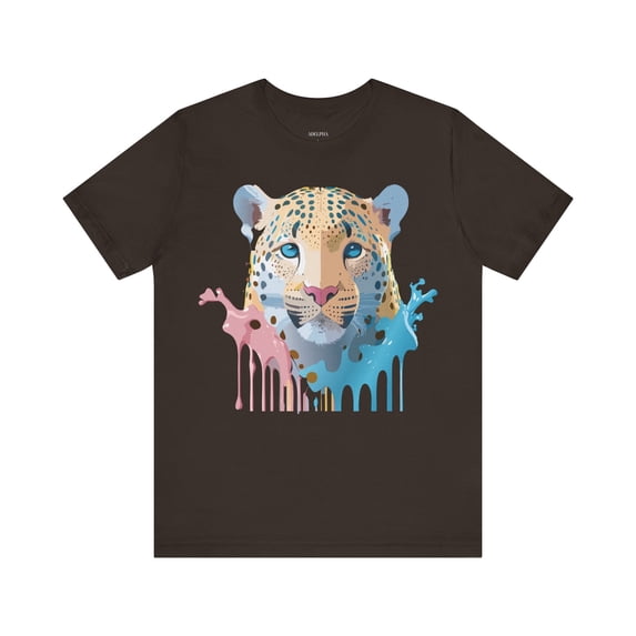 Cheetah Graphic Unisex 100 Cotton Artwork Tee 9