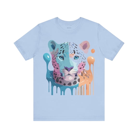 Cheetah Graphic Unisex 100 Cotton Artwork Tee 8