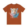 thumbnail image 1 of Cheetah Graphic Unisex 100 Cotton Artwork Tee 9, 1 of 15