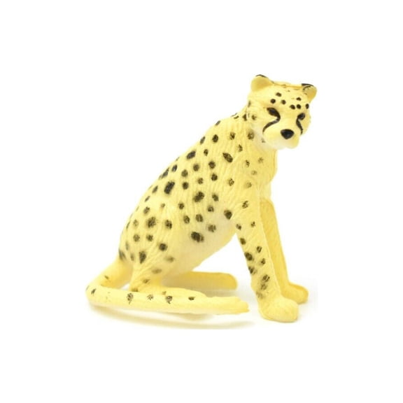 Cheetah, Sitting, Very Nice Plastic Replica 2"T ~ F4454 B55