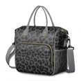 thumbnail image 1 of Cheetah Spots Lunch Tote – Dynamic Leopard Print Insulated Bag with Strap Leakproof Dual Compartment Lunch Box for Adults Work or Beach, 1 of 5