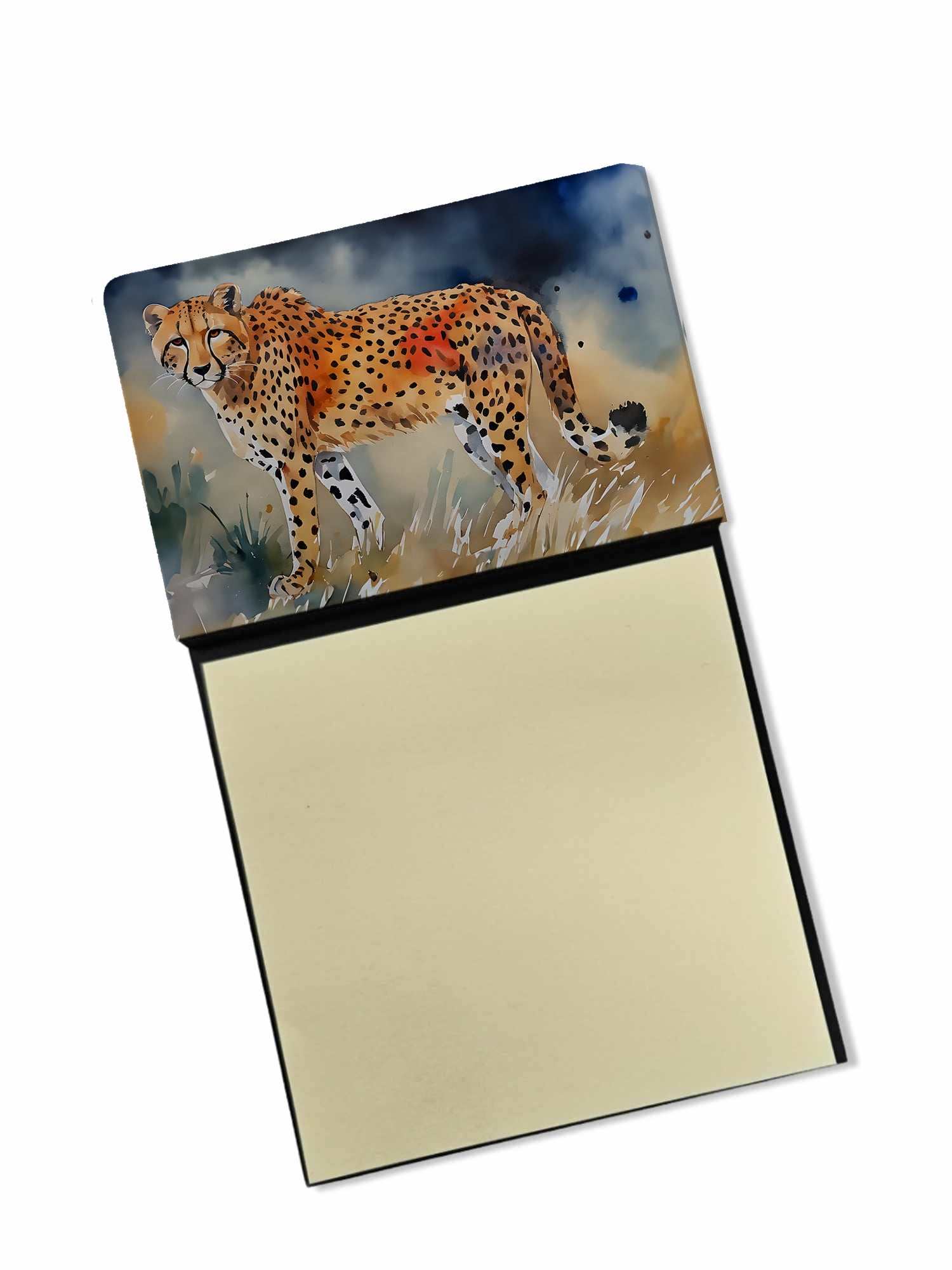 Cheetah Sticky Note Holder 3.25 in x 5.25 in - Walmart.com