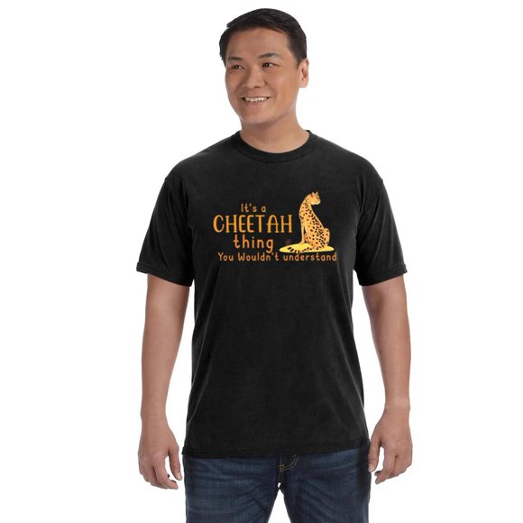 Cheetah Thing Mens Animal Forest Wildlife Unisex COMFORT COLOR T-SHIRT, for men & women, up to size 4XL
