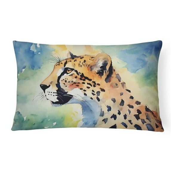 Cheetah Throw Pillow 12 in x 16 in
