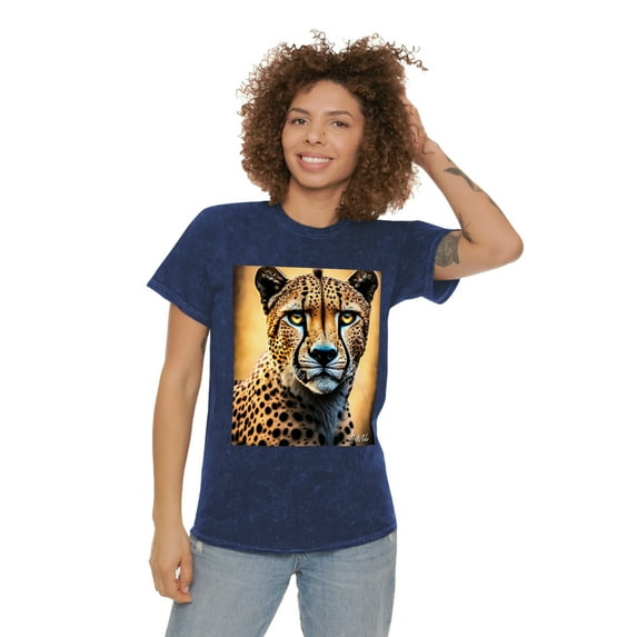 Cheetah - Unisex Mineral Wash T-Shirt