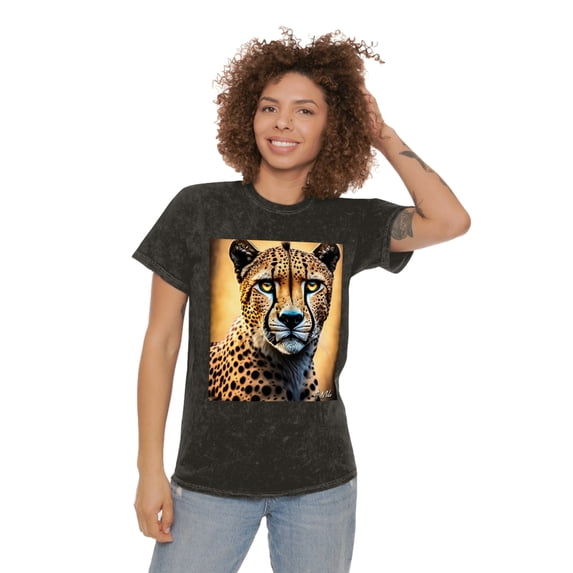 Cheetah - Unisex Mineral Wash T-Shirt
