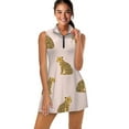thumbnail image 1 of Cheetah pattern pink background repeat Sports Dresses Women Tennis Dress Outdoor Badminton Golf Quick-Drying And Breathable Sports Dress, 1 of 4