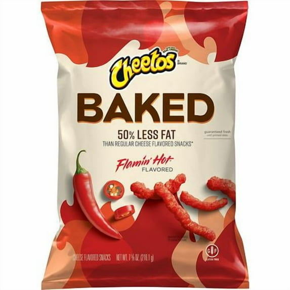 2x-Cheetos Oven Baked Flamin' Hot Cheese Flavored Snacks - 7.625oz