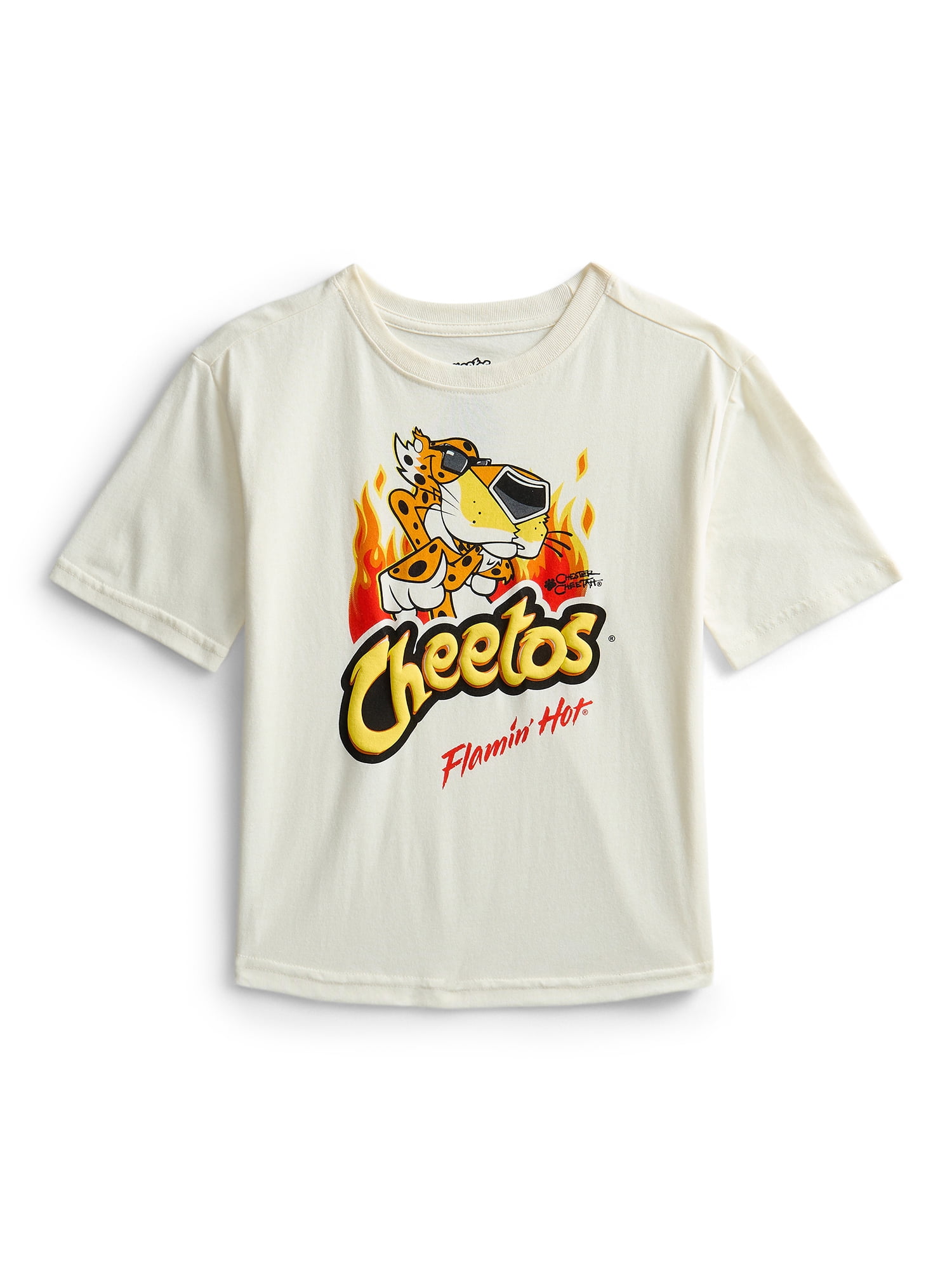 Flaming Hot Cheetos Boys Graphic Tee with Short Sleeves, Sizes 4-18