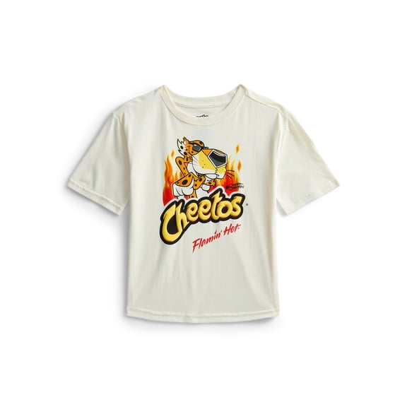 Flaming Hot Cheetos Boys Graphic Tee with Short Sleeves, Sizes 4-18