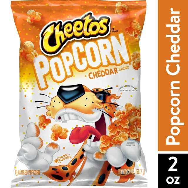 Cheetos Cheddar Flavored Popcorn Snacks, 2.0oz Bag