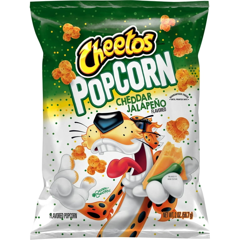 Cheetos Cheddar Jalapeno Cheese Flavored Chips Puffed Snacks, 2 oz