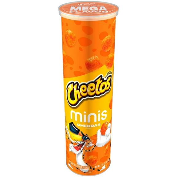 Cheetos Cheese Flavored Snacks, Cheddar, Minis