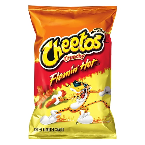 Cheetos Cheese Flavored Snacks, Crunchy Flamin Hot, 9.5 Ounce