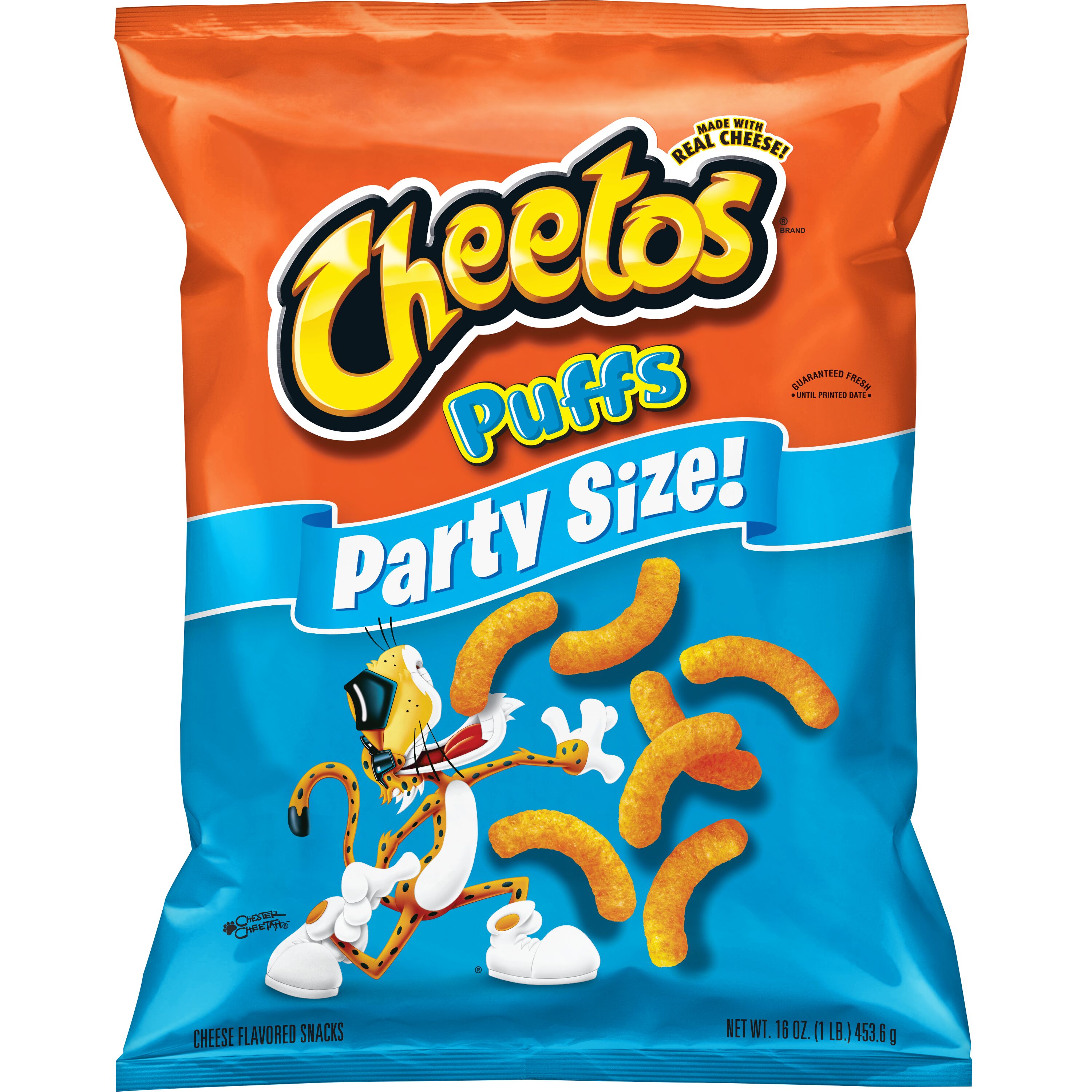 Cheetos Cheese Puffs Flavored Snack Chips Party Size, 16 oz - image 1 of 10