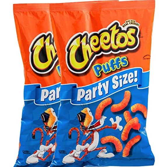 Cheetos Cheese Puffs Party Size 16 oz Bag (2)