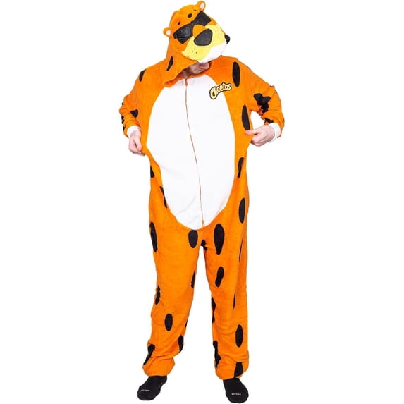 Cheetos Chester Cheetah Fleece Costume Union Suit, X-Large