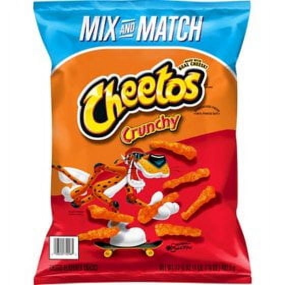 Cheetos Crunchy Cheddar Cheese Snacks, 17.37 oz.Pack of 2
