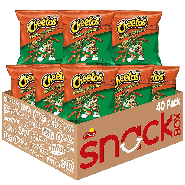 【CHEE'S】 Cheetos Jalapeno Snacks (40) | Snacks for convenience stores