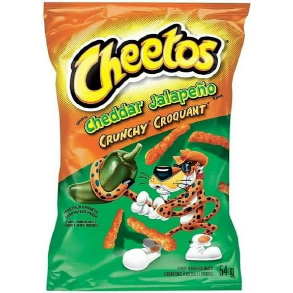 Cheetos Crunchy Cheddar Jalapeno Flavored Puffs, 54g/1.9 oz