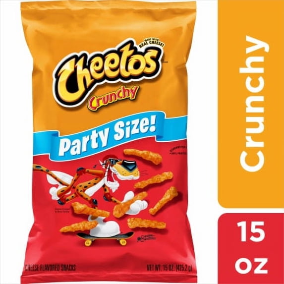 Cheetos Crunchy Cheese Chips Party Size - 15 oz