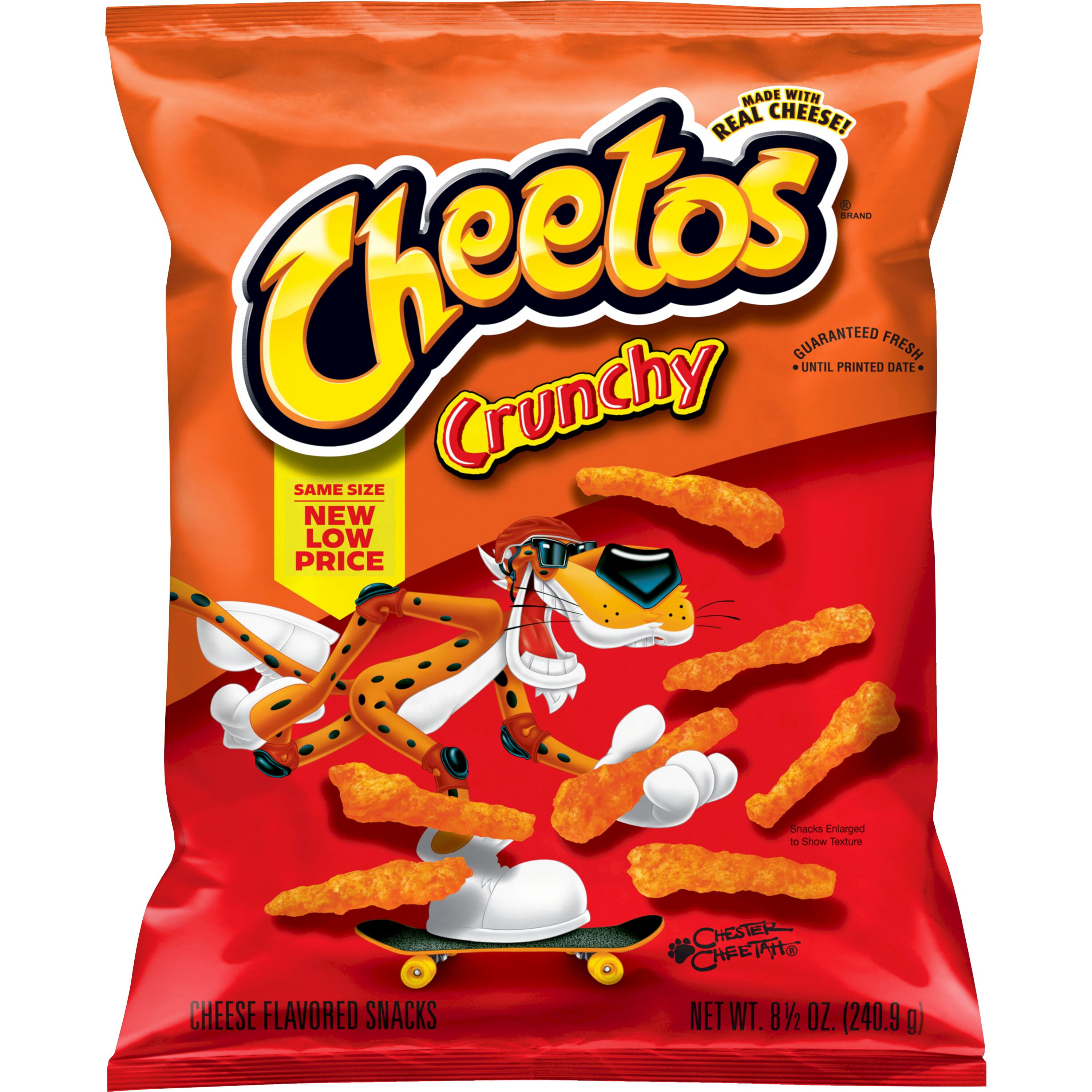 Cheetos Crunchy Cheese Flavored Snack Chips, 8.5 oz Bag
