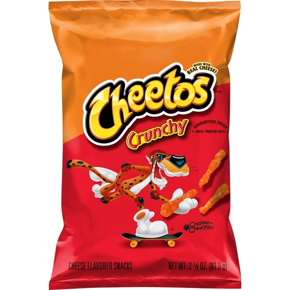 Cheetos Crunchy Cheese Flavored Snacks 2.875 Ounce Bag ( 3 Pack )