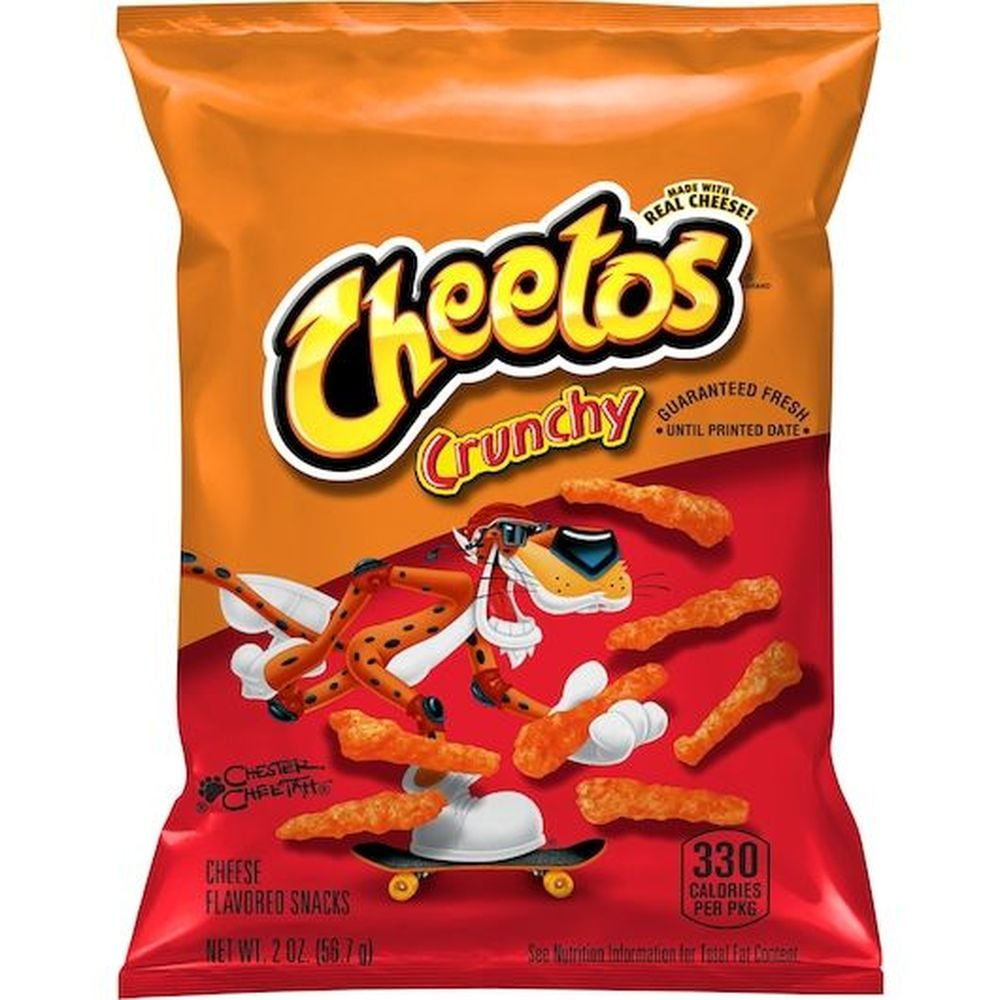 Cheetos Crunchy Cheese Flavored Snacks 2 oz. - 64/Case