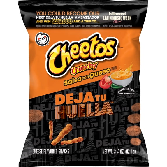 Cheetos Crunchy Cheese Salsa Con Queso Flavored Snacks, 3.25 oz Bag