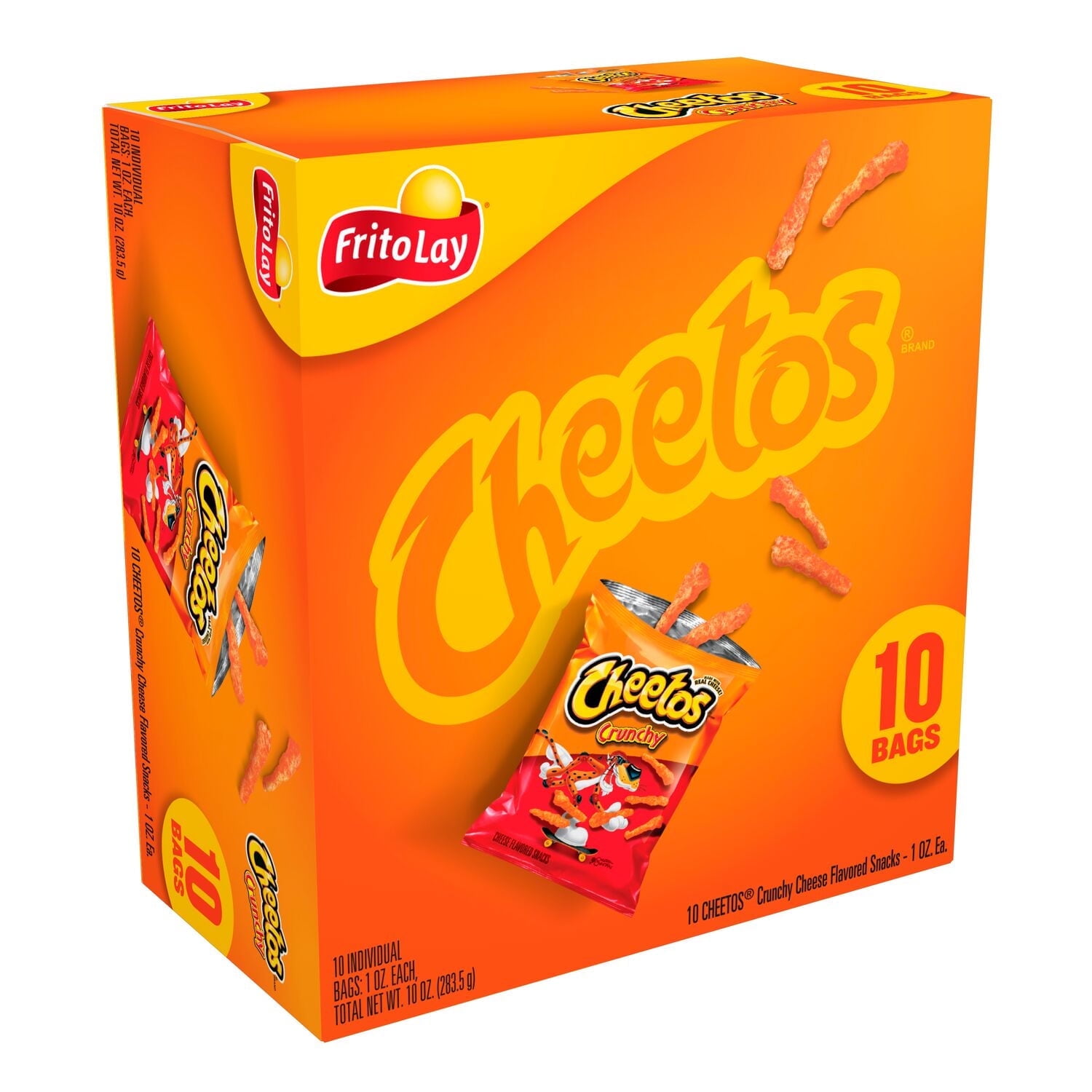 Cheetos Crunchy Cheese Snacks Multipack 1 oz Bags - 10 ct (Pack of 2 ...
