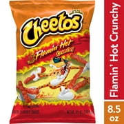 Cheetos Crunchy, Flamin' Hot, 8.5oz Bag, Snack Chips (Packagaing may vary)