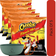 thumbnail image 1 of Cheetos Crunchy Flamin' Hot Cheese Flavored Snack Chips, 1 oz Bag With Olive Green Bowl By ValueNest, 1 of 6