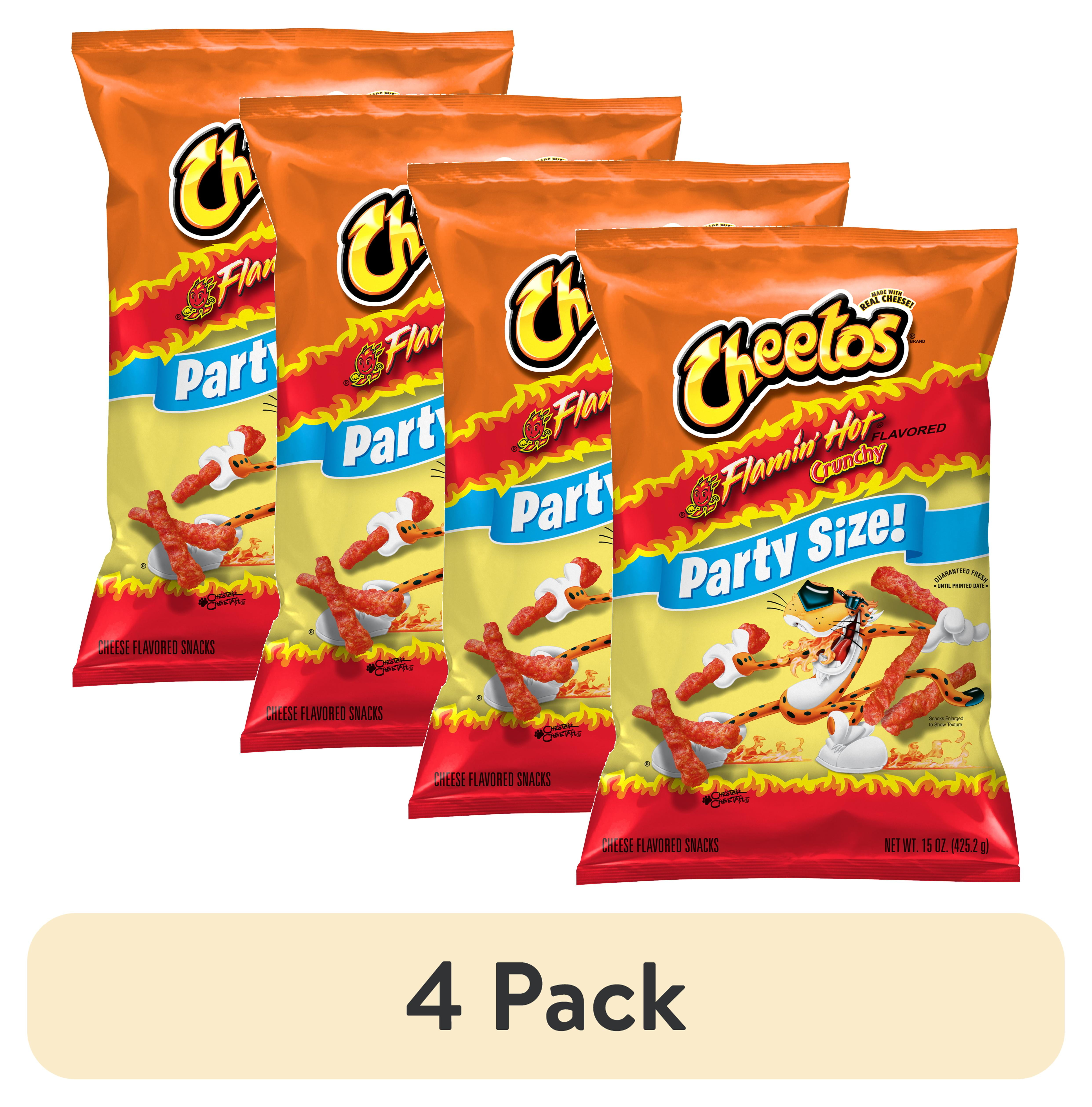 Cheetos Crunchy Flamin' Hot Cheese Flavored Snacks, 9 Oz