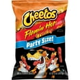 thumbnail image 1 of Cheetos Crunchy Flamin' Hot Cheese Puff Chips, 15oz Bag-Pack Of 2, 1 of 5