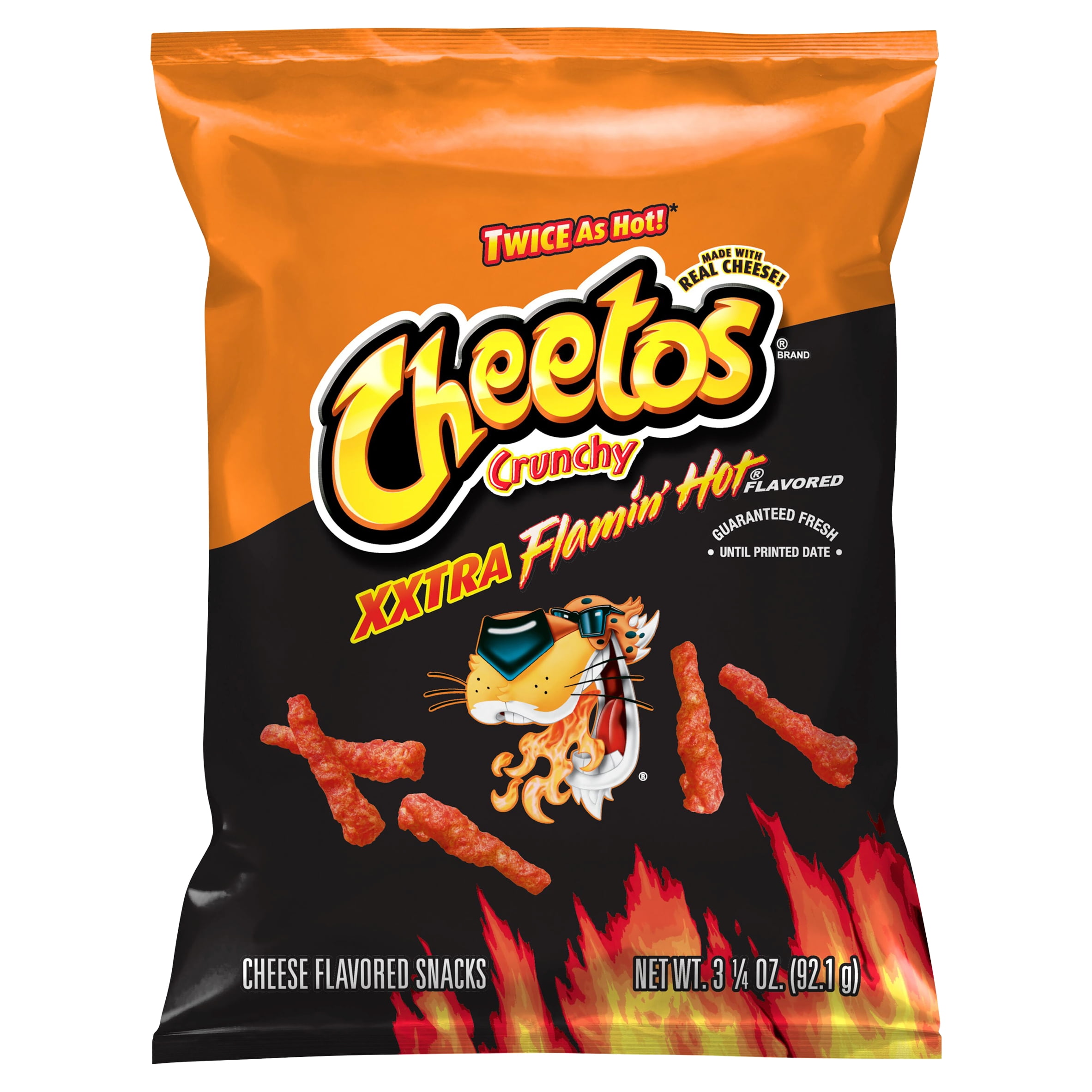 Cheetos Crunchy Flamin' Hot Cheese Flavored Snack Chips, 8.5 oz Bag