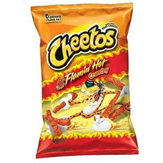 Cheetos Flamin Hot Crunchy 2.0 Oz (Pack Of 5)