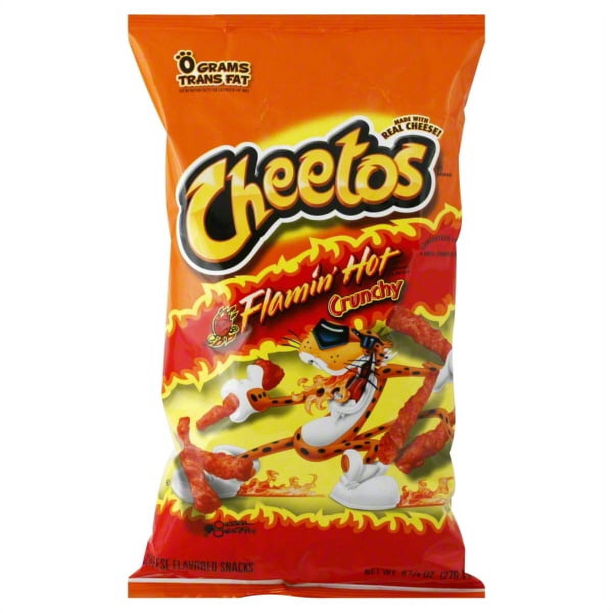  Cheetos Flamin' Hot Chips, Gluten Free Snacks, 8.5oz Bag