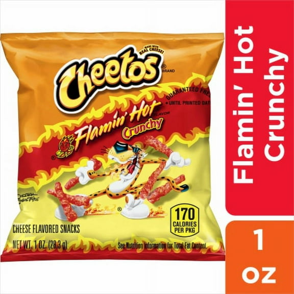 Cheetos Flamin' Hot Crunchy Chips - 1 oz