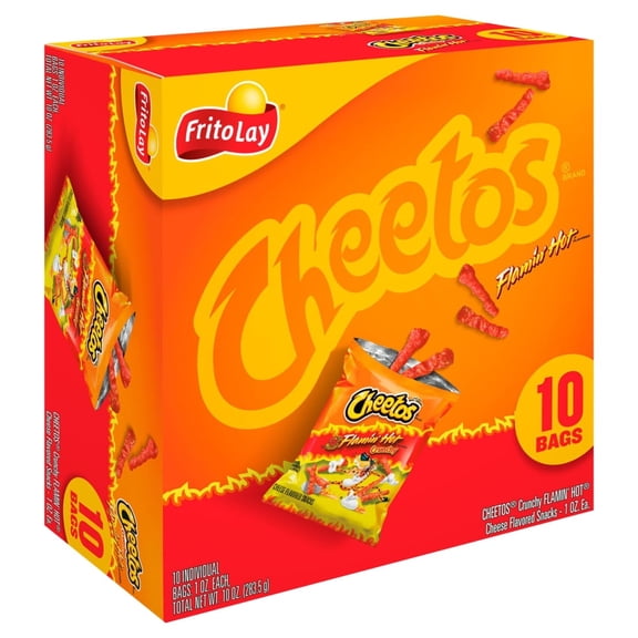 Cheetos Flamin Hot Crunchy Multipack Chips