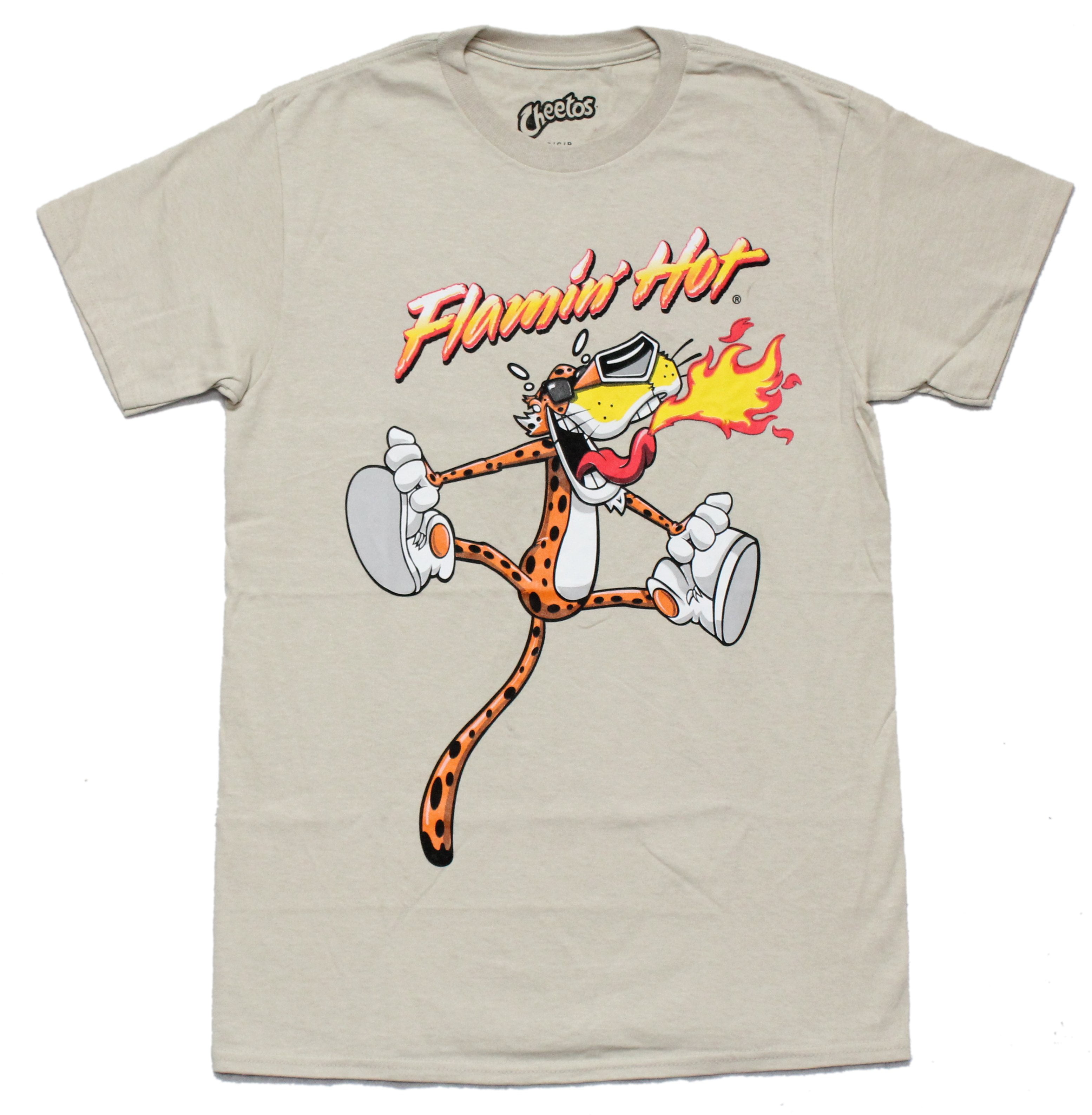  Cheetos Mens Chester Cheetah Shirt - Flamin Hot