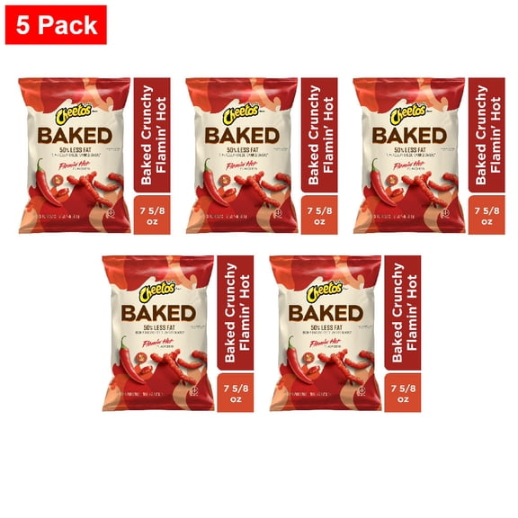 Cheetos Flamin Hot Oven Chips 7.63 oz - 5 Pack