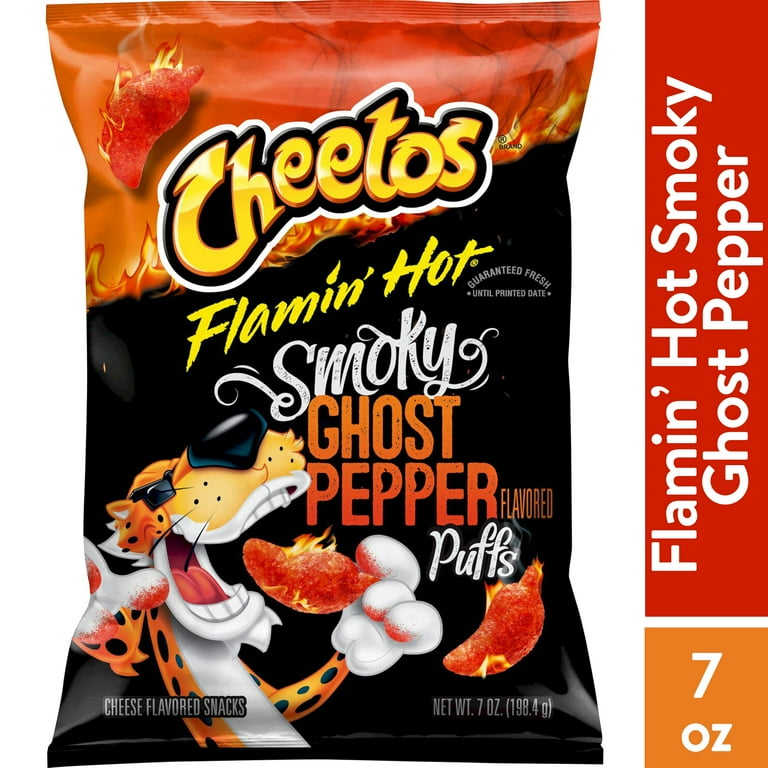 Cheetos Flamin' Hot Smoky Ghost Pepper Puffs, 7 oz 