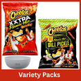 thumbnail image 1 of Cheetos Flamin Hot Variety Pack, Crunchy Xxtra Flamin Hot Cheese Snacks & Dill Pickle Flavored Chips, 2.875 oz & 8.5 oz Bags, Snack Bundle with Bowl by OMA, 1 of 6