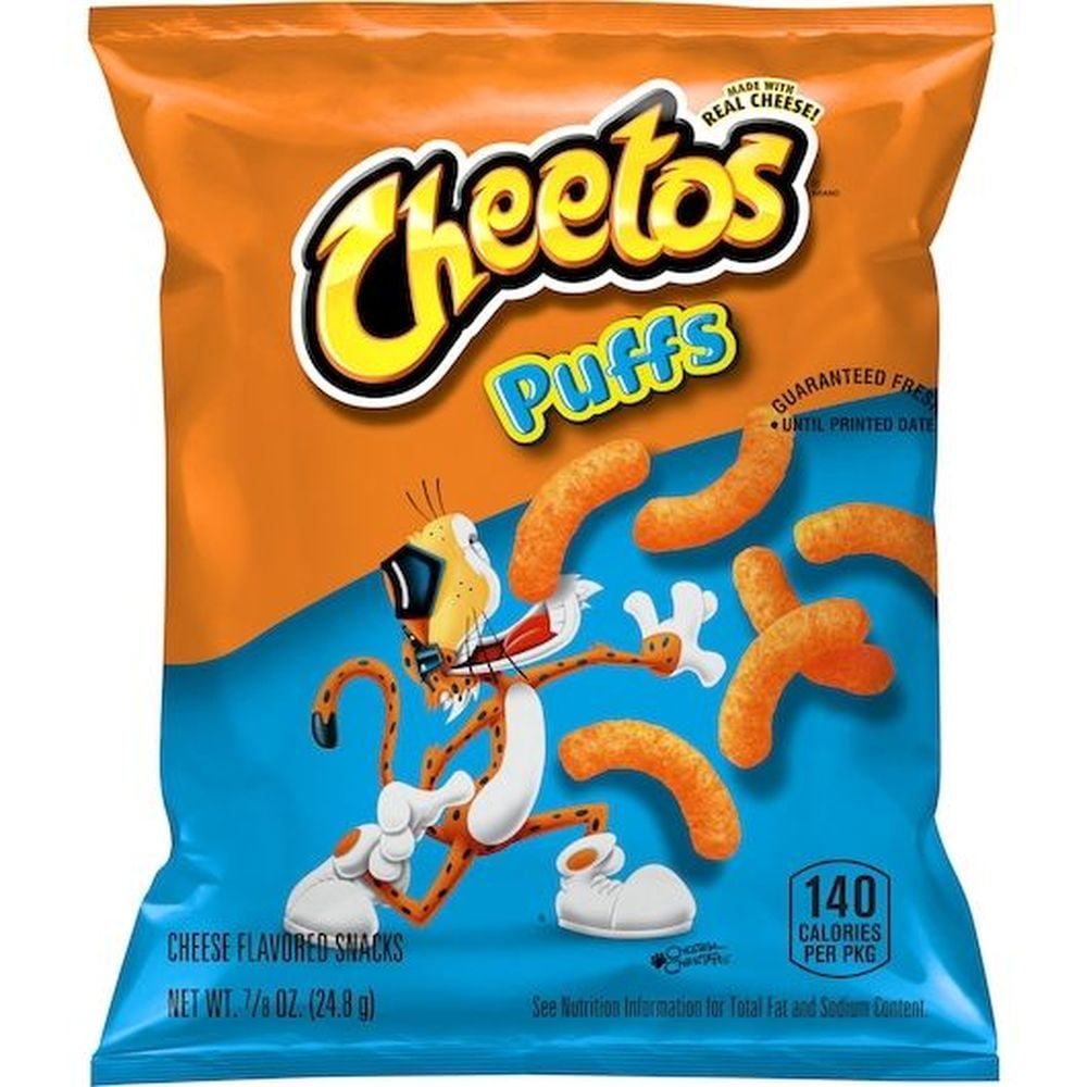 Cheetos Jumbo Puffs Cheese Flavored Snacks, 0.875 Ounce -- 88 per Case ...