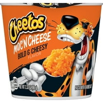 Cheetos Mac 'N Cheese, Bold & Cheesy Flavor, Mac and Cheese, Macaroni and Cheese, 2.32 oz Shelf-Stable Cup