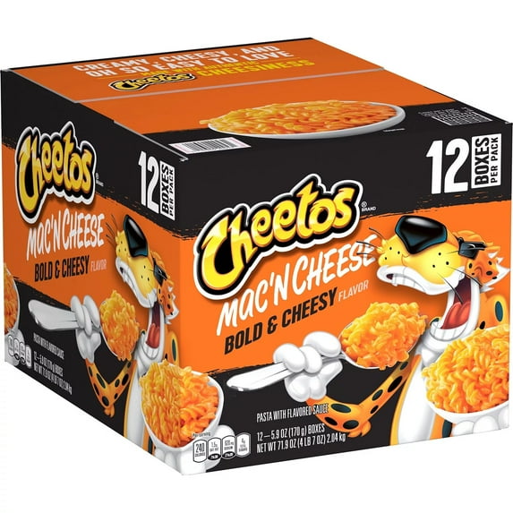 Cheetos Mac 'N Cheese, Bold and Cheesy, 5.9 Ounce (Pack of 12)