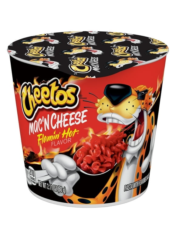 Cheetos Mac 'N Cheese, Flamin' Hot Flavor, Mac and Cheese, Macaroni and