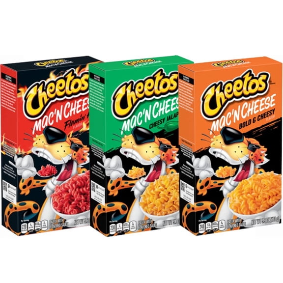 Cheetos Mac N Cheese Flavor Sampler (Pack of 3)