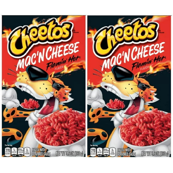 Cheetos Mac and Cheese Flaming Hot 5.9 Ounce (Pack of 2)